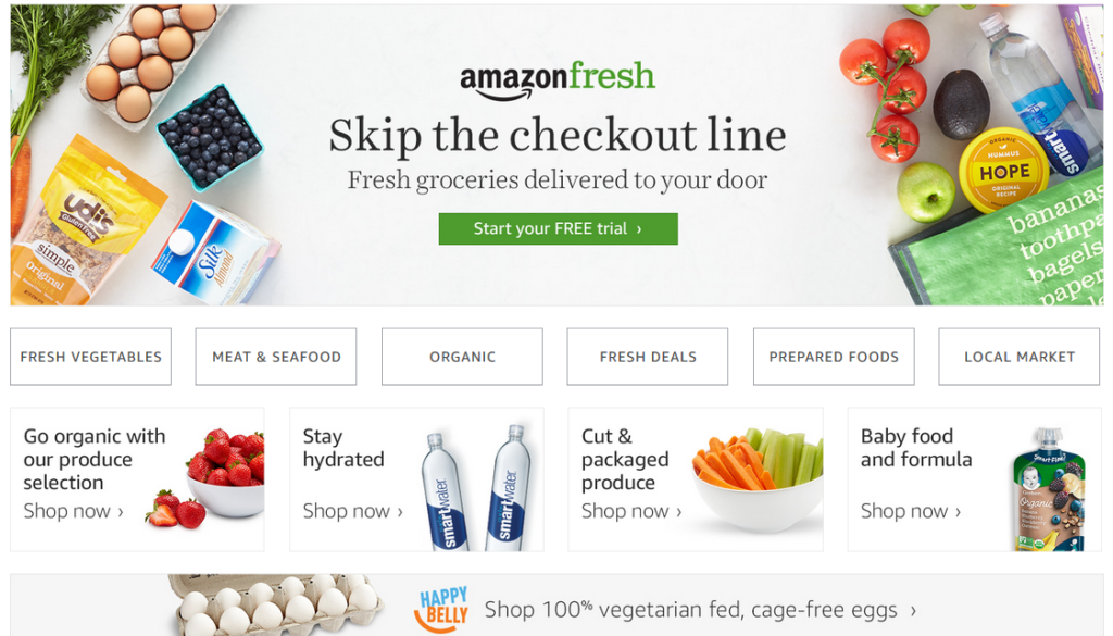 Does AmazonFresh accept EBT for online purchase or online delivery?