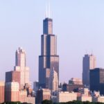 Sears Tower in Chicago skyline, Illinois
