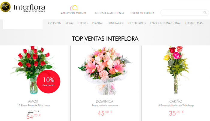 Internet flower shops